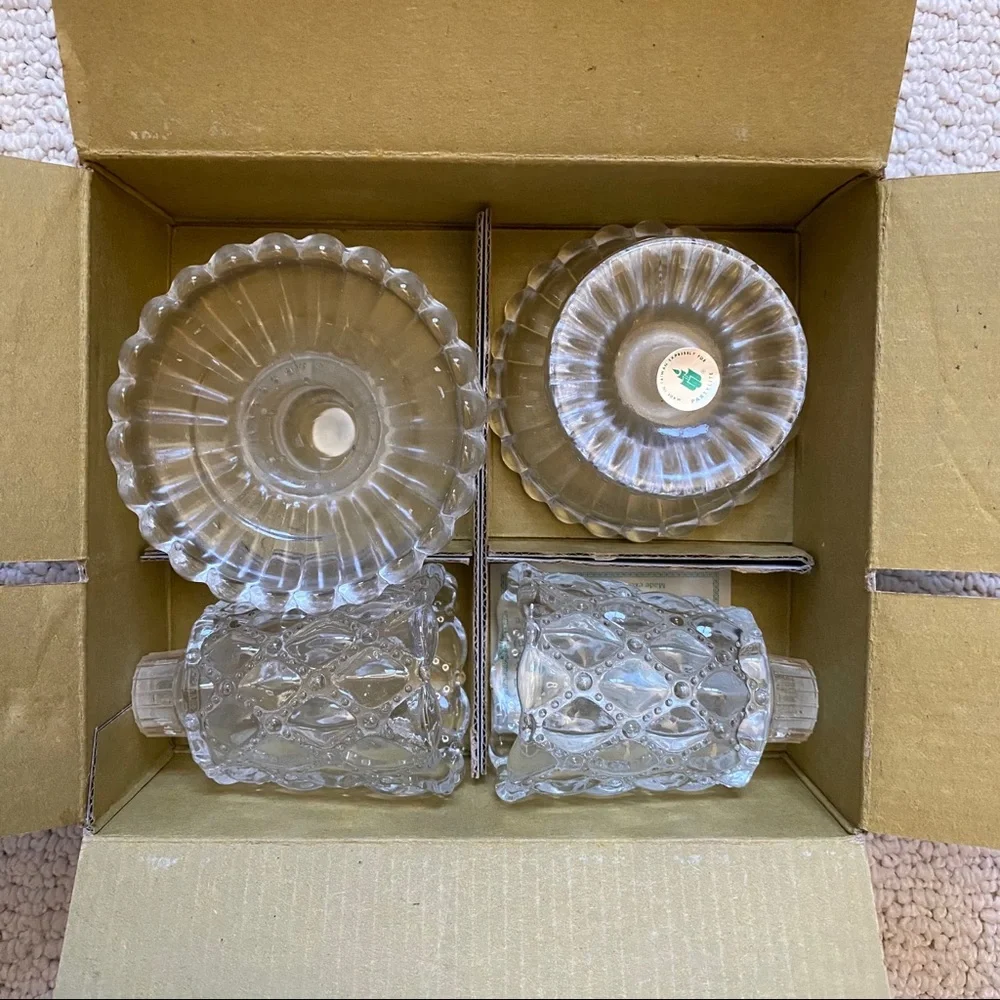 PartyLite quilted crystal